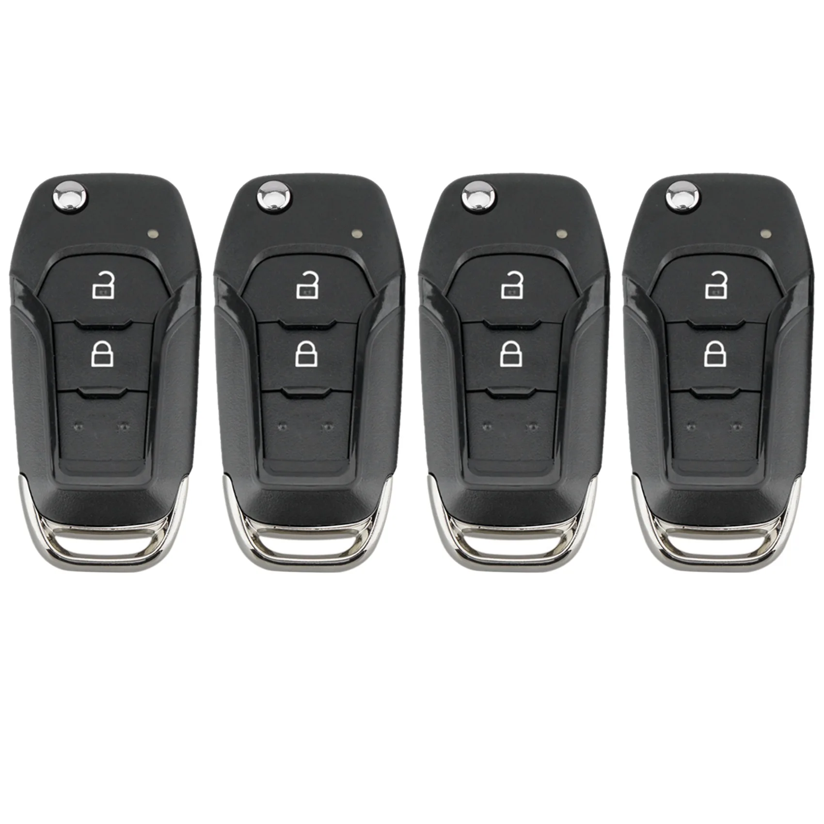 4X Car Smart Remote Key 2 Button 433Mhz Fit For Ford Ranger F150 2015 2016 2017 2018 Id49 Pcf7945p Eb3t-15K601-Ba