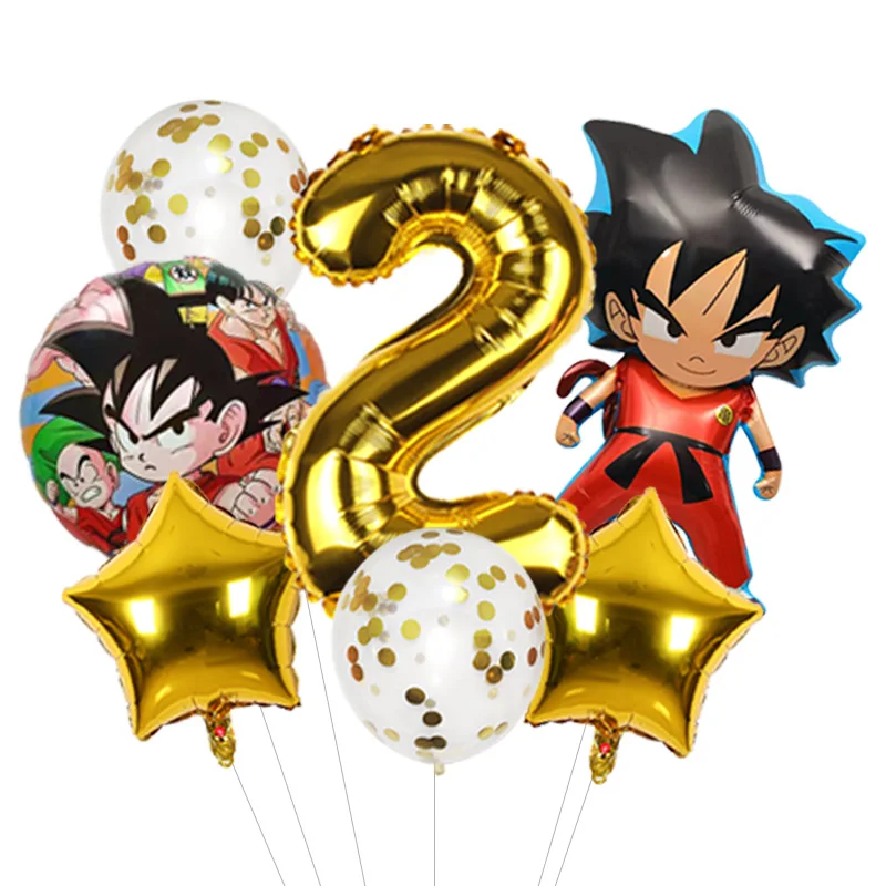 Trunks Sword Future Foil Balloon Dragon Ball Z Character Mylar for Anime Themed Birthday Party Boy Cake Topper view 3
