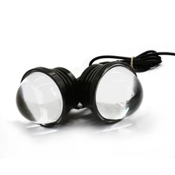2PCS Flash 5W High Power Car Eagle Eye DRL Led Daytime Running Lights LED 12V Backup Reversing Parking Signal Automobiles Lamps