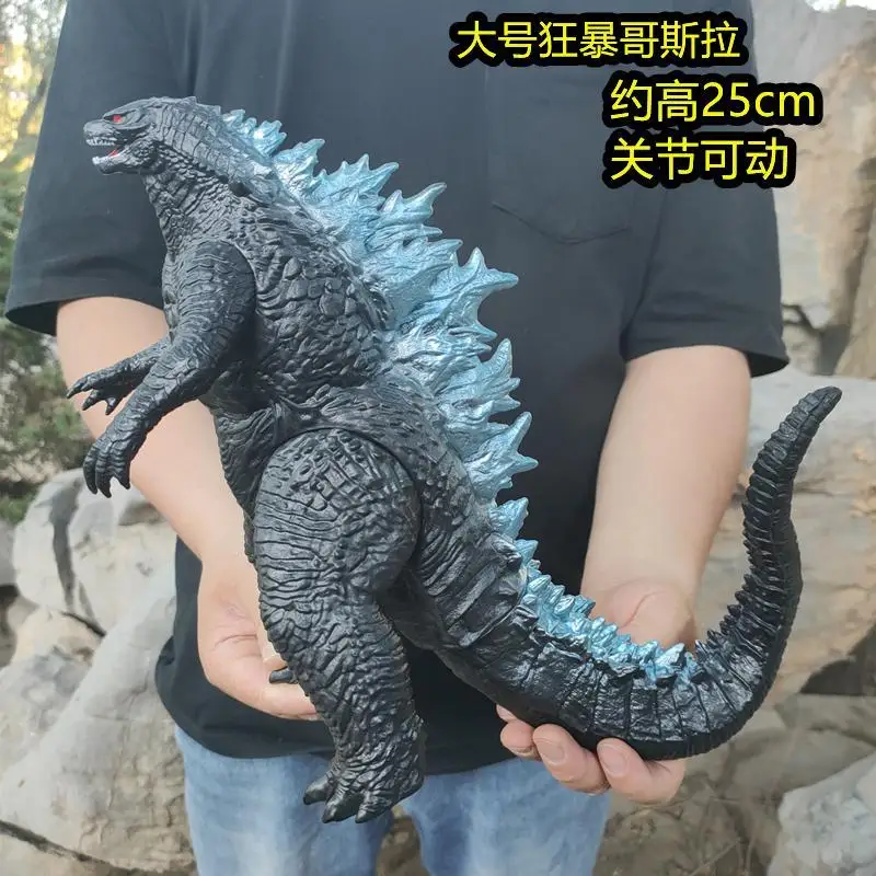 24cm Godzilla King of Monsters Runaway Mechanical Red lotus Planet Godzilla Action Figure Collection Model Toy Kid Birthday Gift