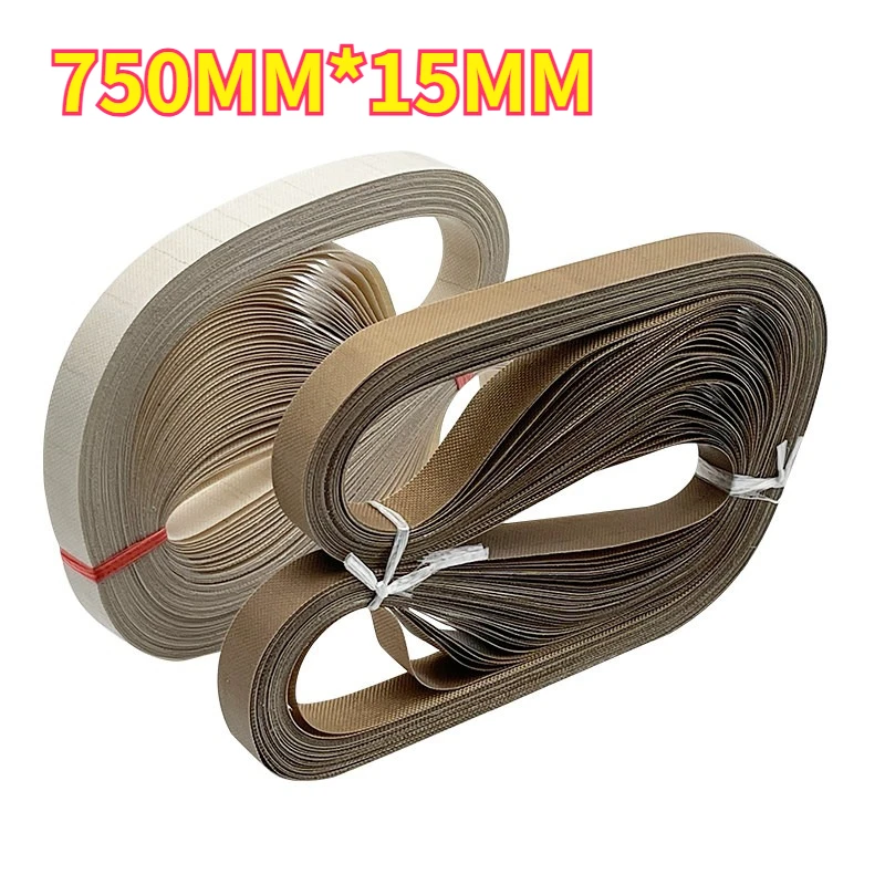 Brand new original 50pcs/lot, 750mm*15mm*0.2mm PTFE tape, for use in continuous sealing machines