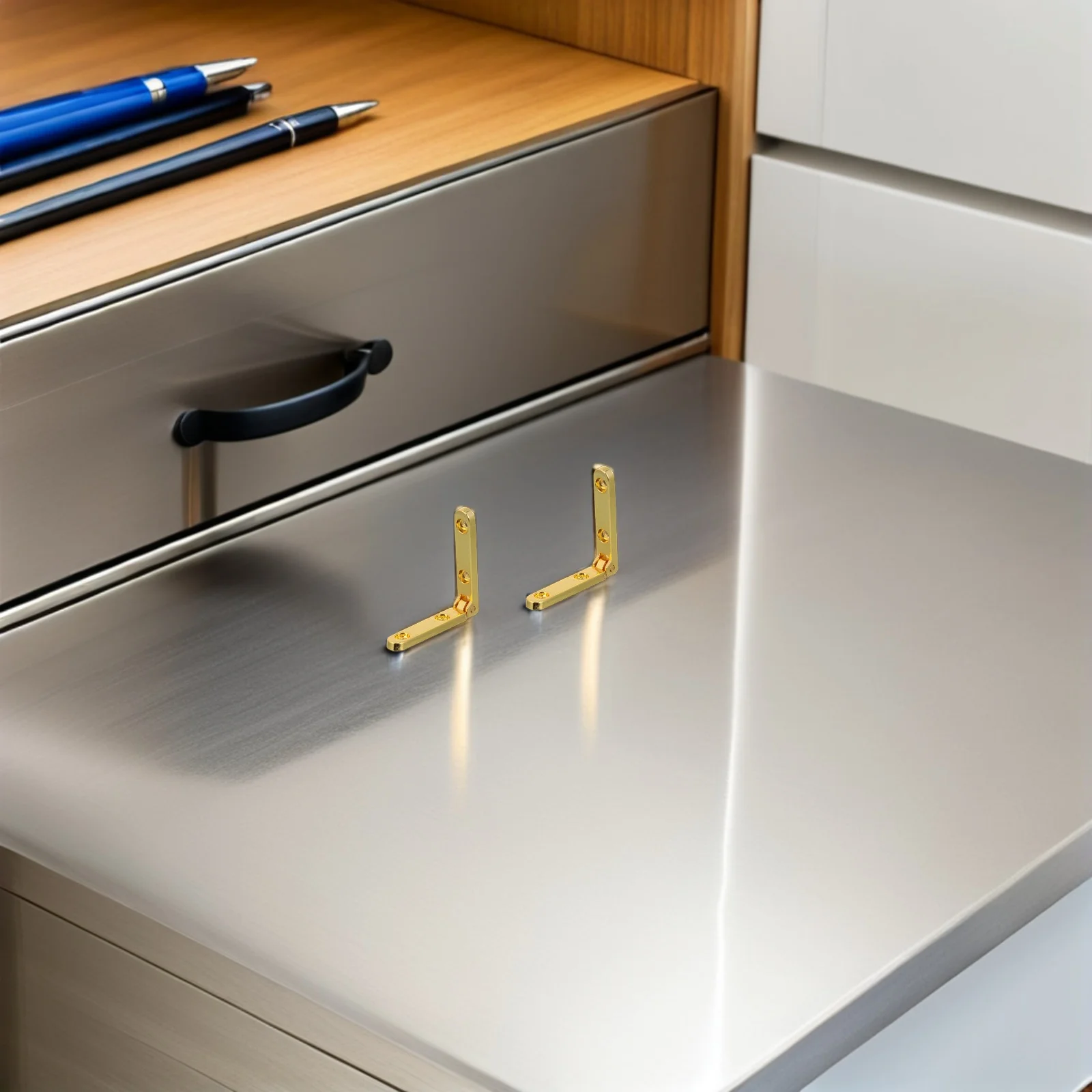 

14Pcs Small Hinges for Jewelry Box Zinc Alloy Finish Decorative Fittings 90 Degree Swing for Wood Craft Projects Vintage