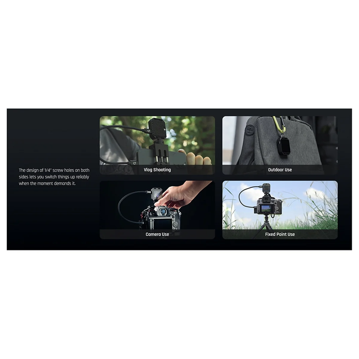 BVBV Pocket 2230 M.2 NVMe SSD Gabinete com furos para parafusos de 1/4 polegadas Display LCD USB Tipo-C 3.2 Gen2 10 Gbps Fotografia Edição A