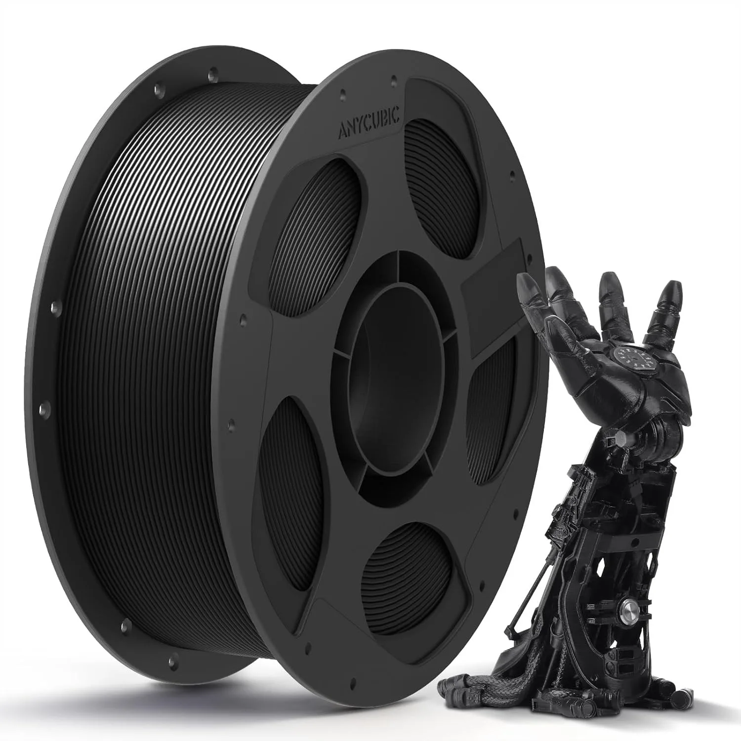 

Филамент для 3D-принтера PLA, 1.75 мм, точность размеров +/-0.02 мм, катушка 1 кг (2.2 фунта), без засоров, подходит для большинства принтеров