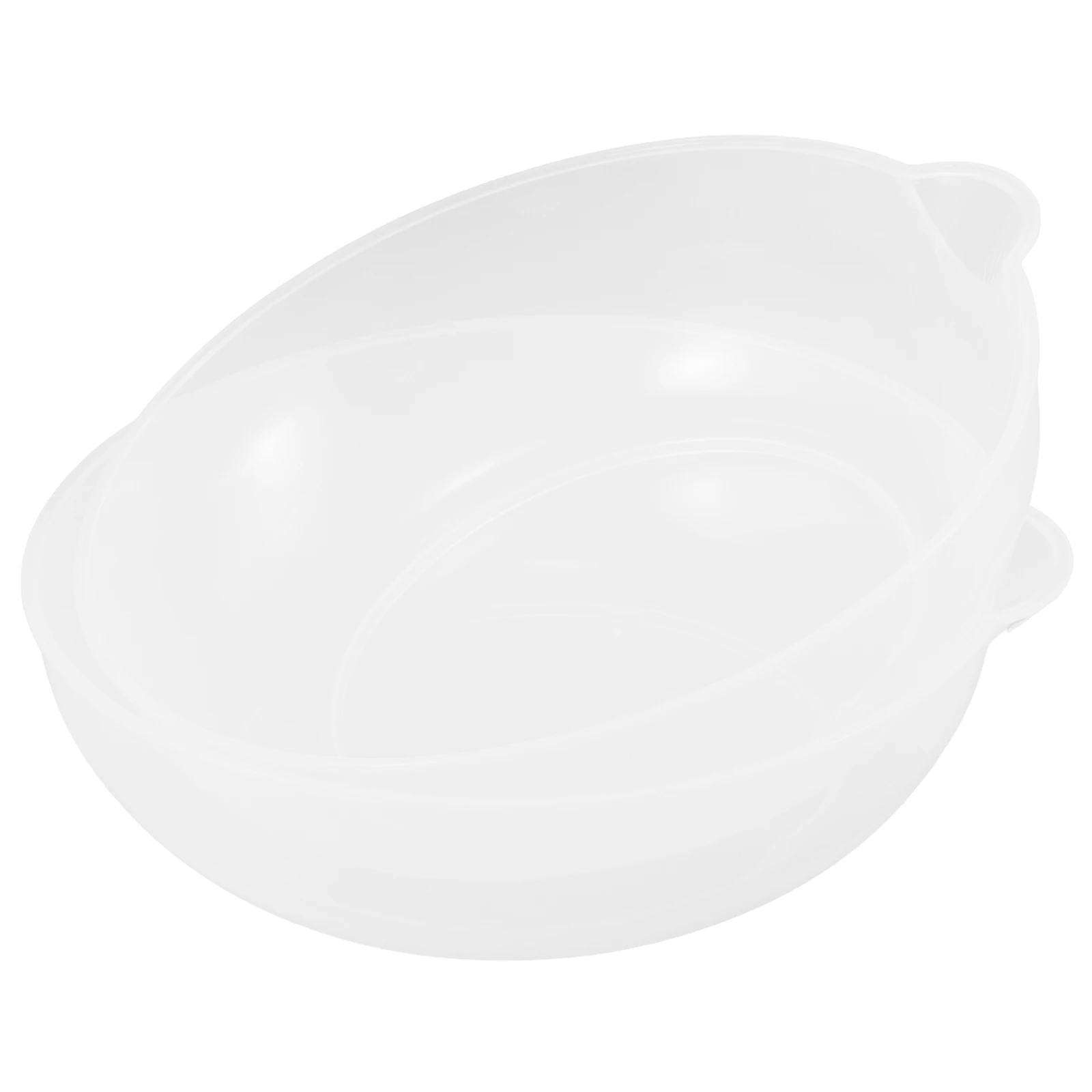 2 Pcs Kitchen Weighing Pan Household Weight Scale Tray Plate for Supplies Electronic Scales Plastic Pans