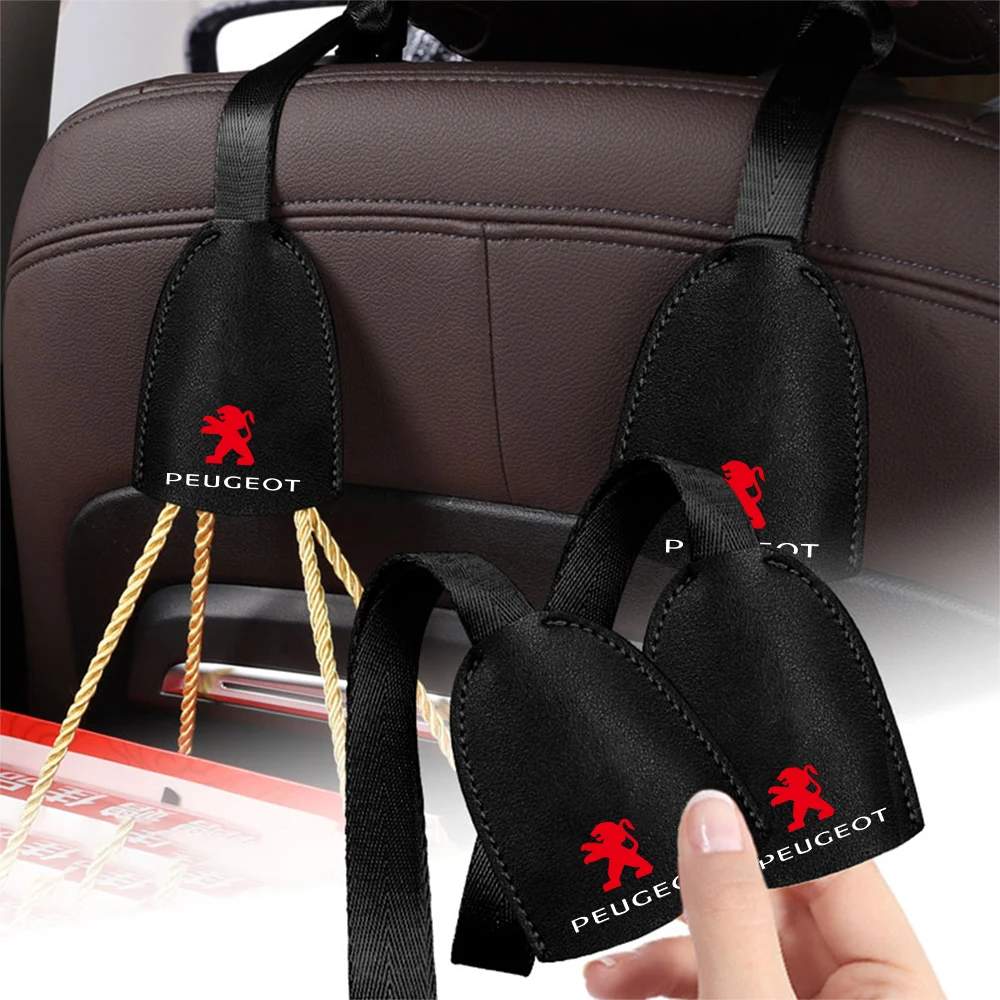 Car Seat Back Storage Hook Phone Umbrella Handbag Holder For Peugeot 407 2008 5008 307 308 3008 SW 206 207 208 107 106 205 4008