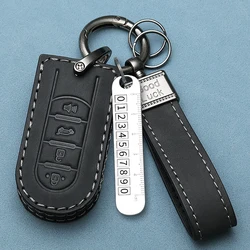 Simulated leather Remote Key Case Fob Shell Cover for Toyota Roomy Tank for Daihatsu LA600S LA610S LA150S Move 2015-2019 Cover