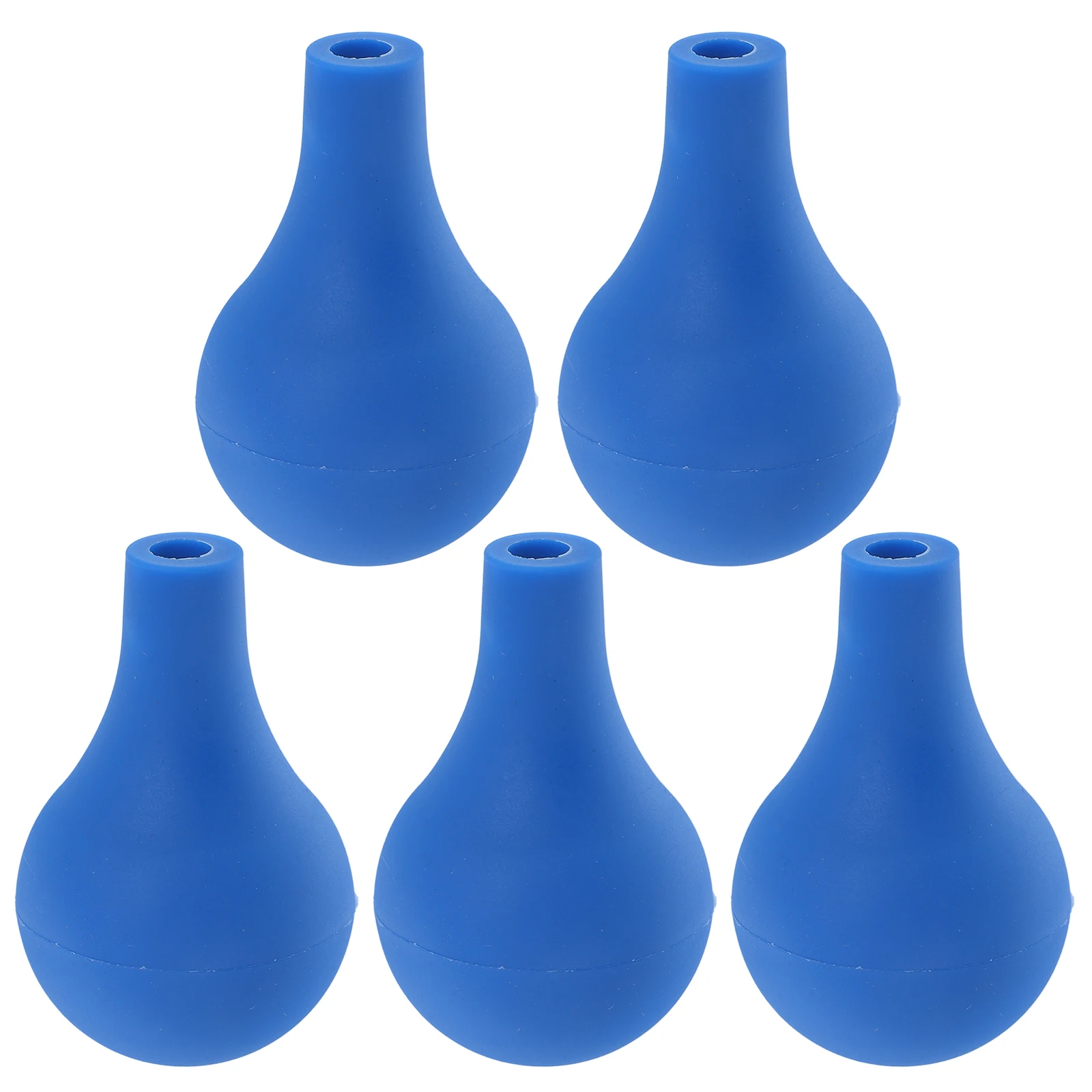 

5pcs Blue Silicone Cap for Pipettes Dropper Bulb Long Lasting Use with Graduated Tube Suitable Lab Supplies