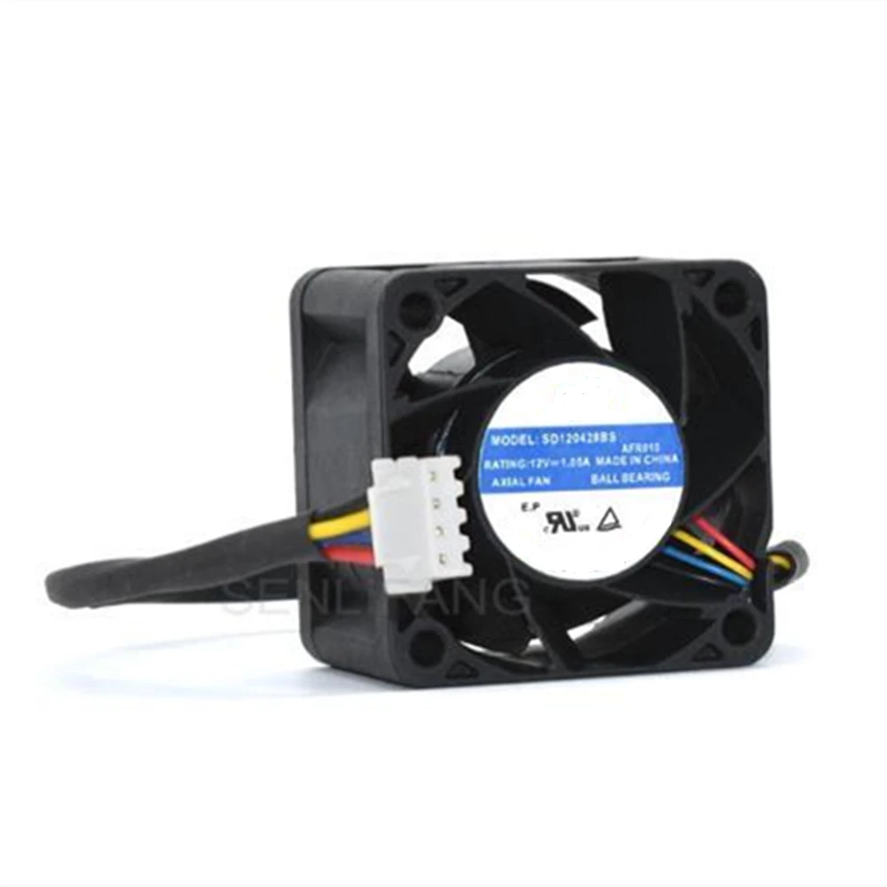 SD120428BS DC 12V 1.05A 4028 40X40X28mm 4-Wire Cooling Fan