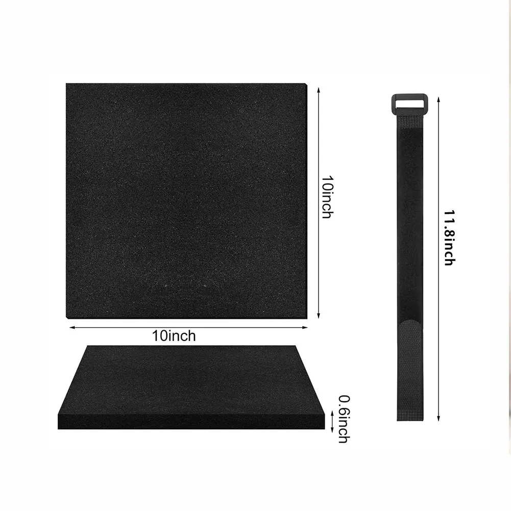 Polyester Fiber Ladder Pad Set 5 pcs Adjustable Trim Fit for Step Ladders Home RV Dormitory Pet Ladder 26x26x4cm