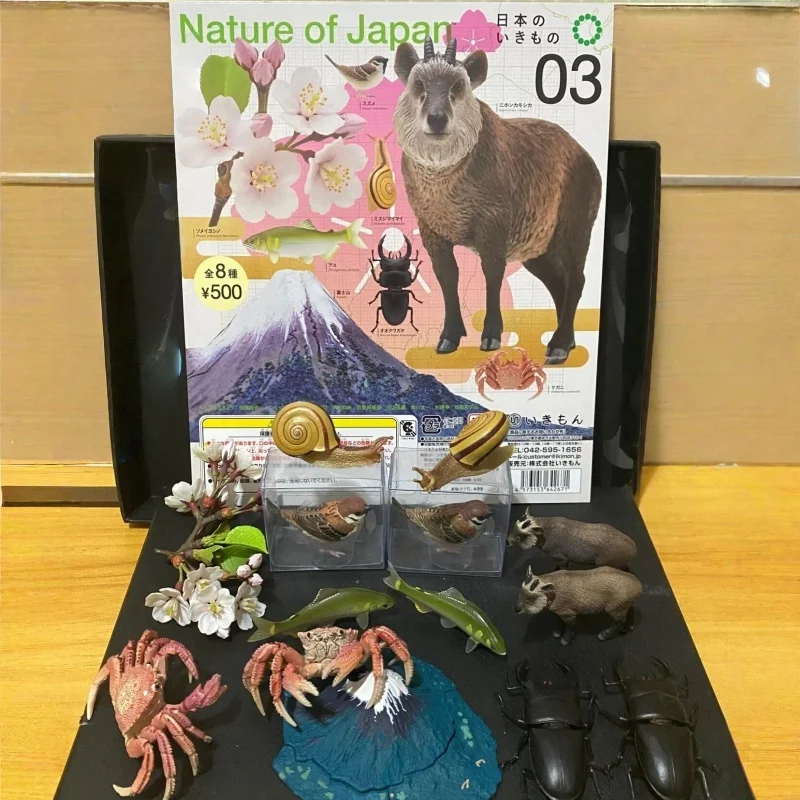 

Ikimon Japanese Nature Animals Model No.3 Collectible Mount Ornament Trendy Blind Box Toy Gashapon