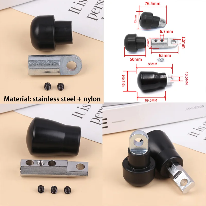 1Set Gym Cable Terminal Wire Rope Connector Gym Pulley Machine Cable Connector Fits Fitness Equipment Cables Ball Stopper
