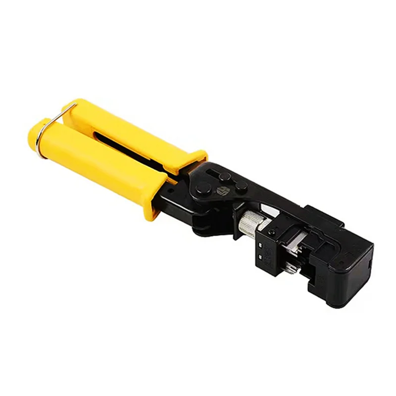 Network Module Wire Cutter RJ45 Module Frame Wire Cutter Tool Termination for 4-Pair UTP Jacks(Yellow)