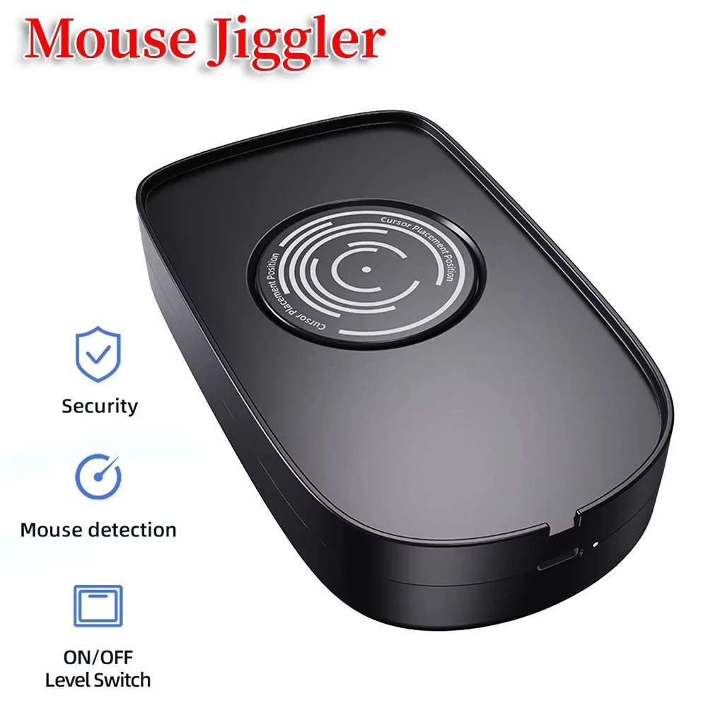 Virtual Mouse Mover Anti-sleep Automatic Movement To Prevent Computer Lock Screen With ON/OFF Switch Undetectable Mouse Jiggler