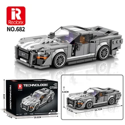 NEW 476pcs City Technical GT500 Sports Car Building Blocks Super Speed Champion Vehicle Bricks Educational Toys For Kids Gifts