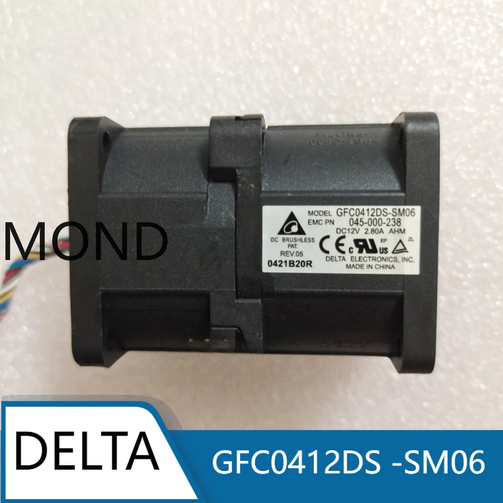 GFC0412DS-SM06 New Delta 4056 12V 2.8A Violent High Airflow Server Fan