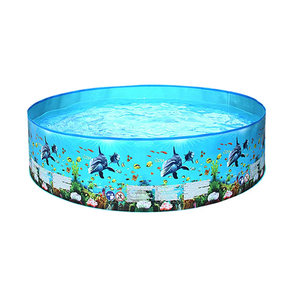 

Blow Pool Inflatable Swimming Kids Toys Enflatable Clockwork Bathtub up Automatic Jumping Ball Children's Bathing Family