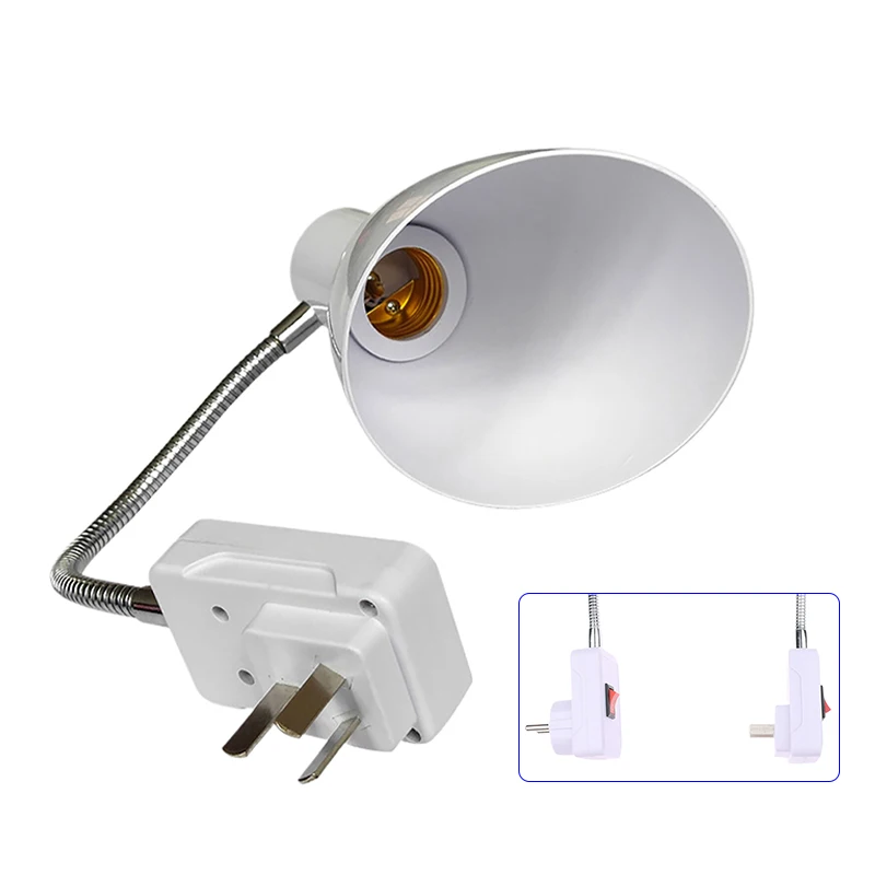 E27 Flexible Extension Lamp Base LED Lamp Holder Socket LED Bulb Elongation Holder Creative Desk Lamp Accessories