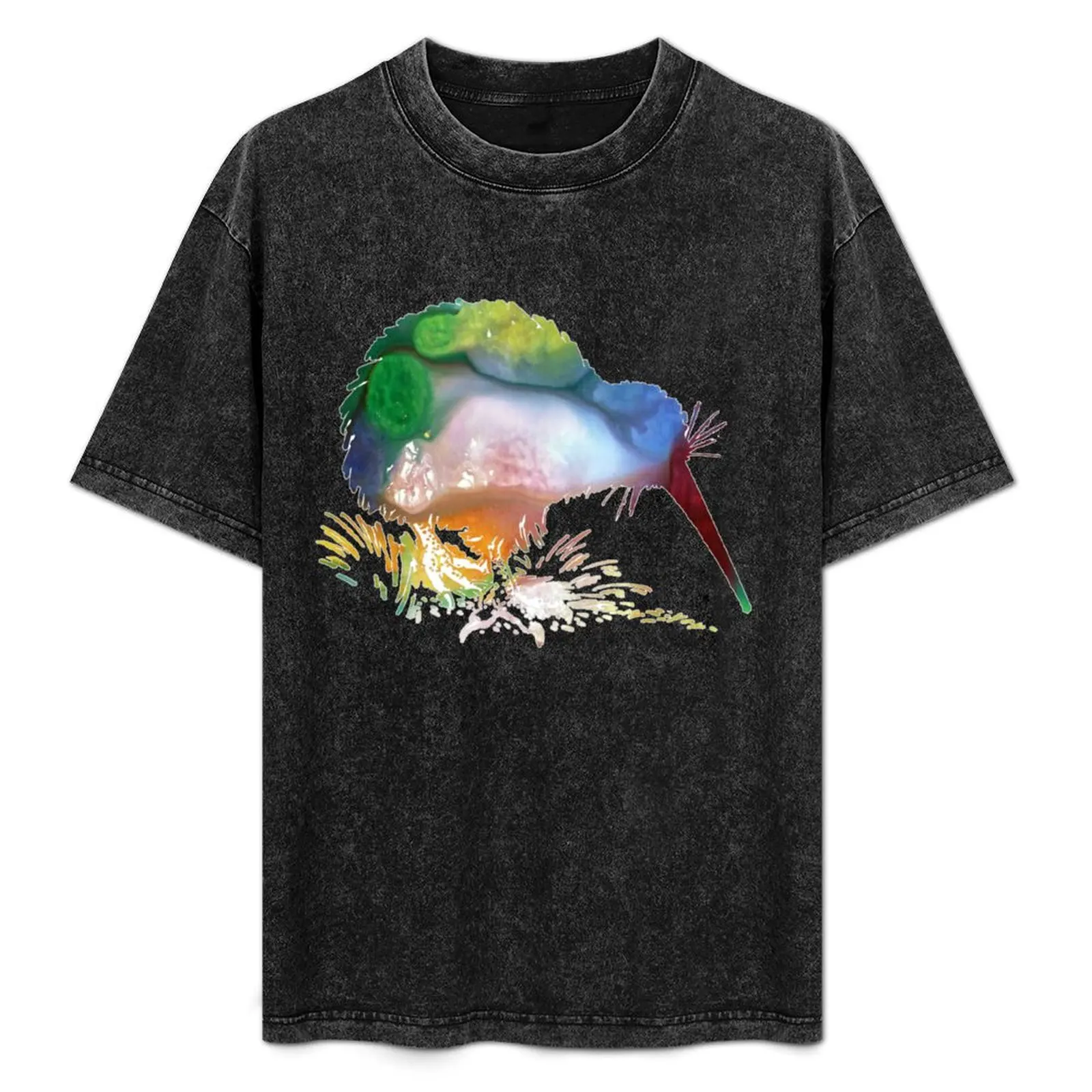 

Kiwi Bird T-Shirt Retro Graphic Print T-Shirt