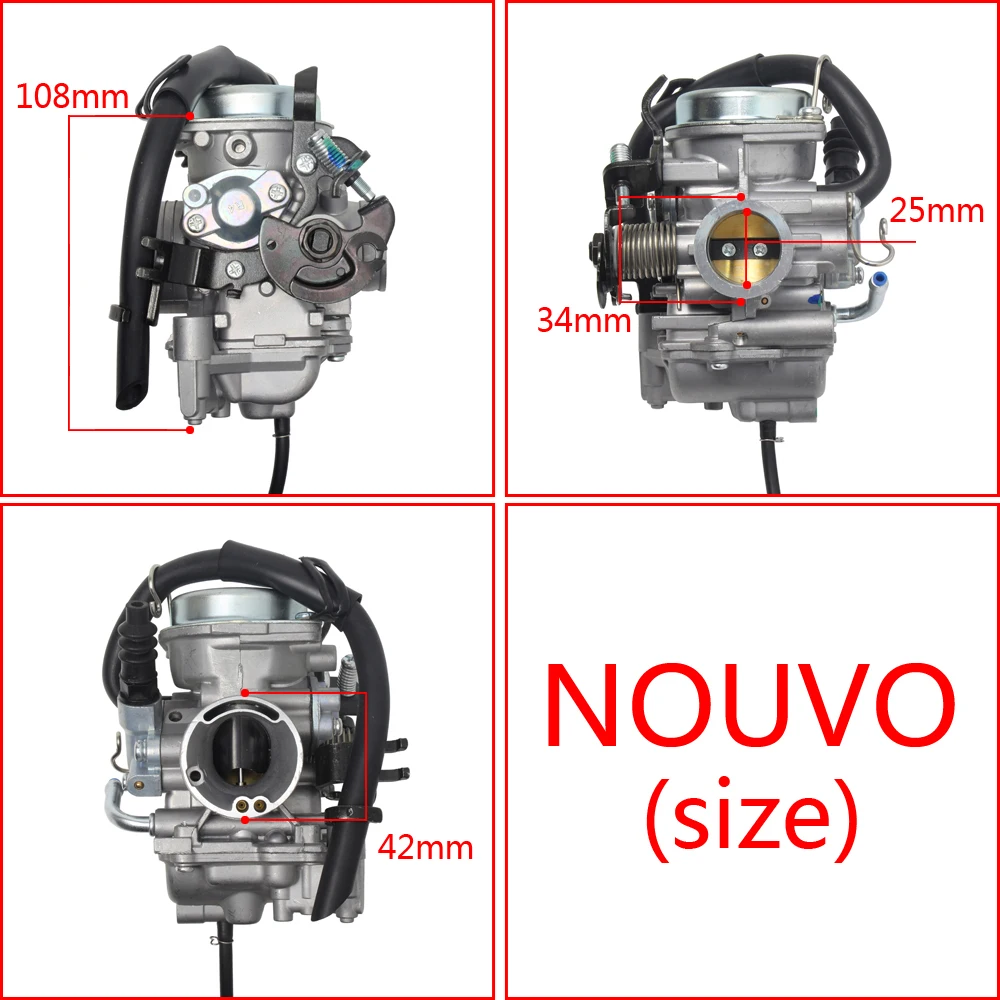 Carburetor  Carb ASSY For Yamaha YAMAHA NOUVO NOUVO S NOUVO'S NOUVO115 Motorcycle