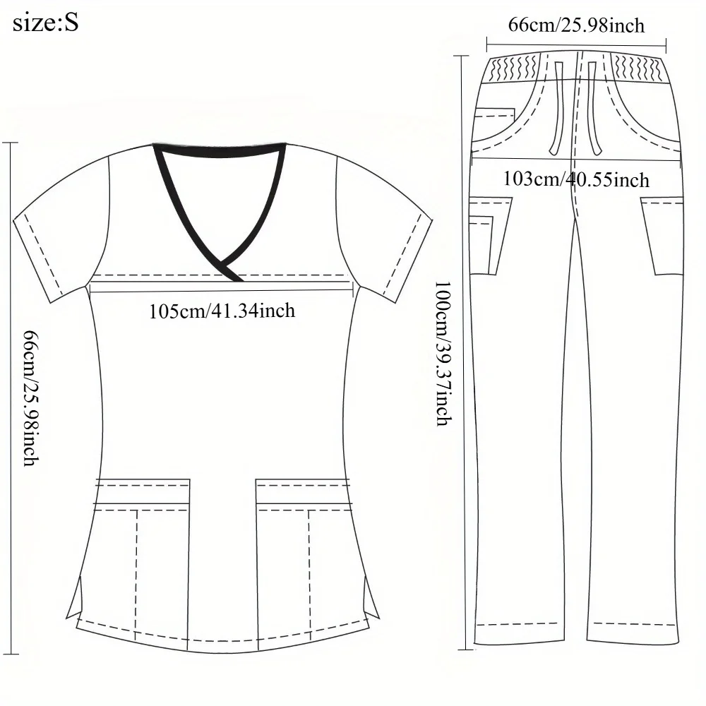 

Универсальный быстросохнущий рабочий костюм, пригодный для ручной стирки, для медсестер, салонов красоты, домов престарелых