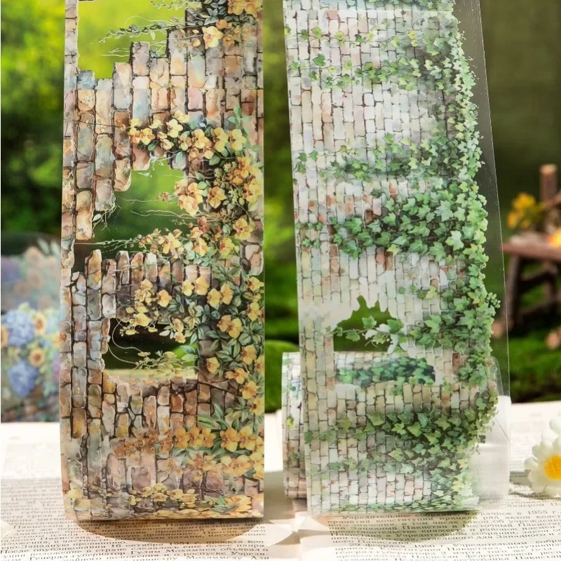 

1 рулон наклейки, серия забора, ландшафтный дизайн, материал «сделай сам», декоративная лента для домашних животных, садовые переработанные клеи, принадлежности для скрапбукинга 70 мм * 2 м