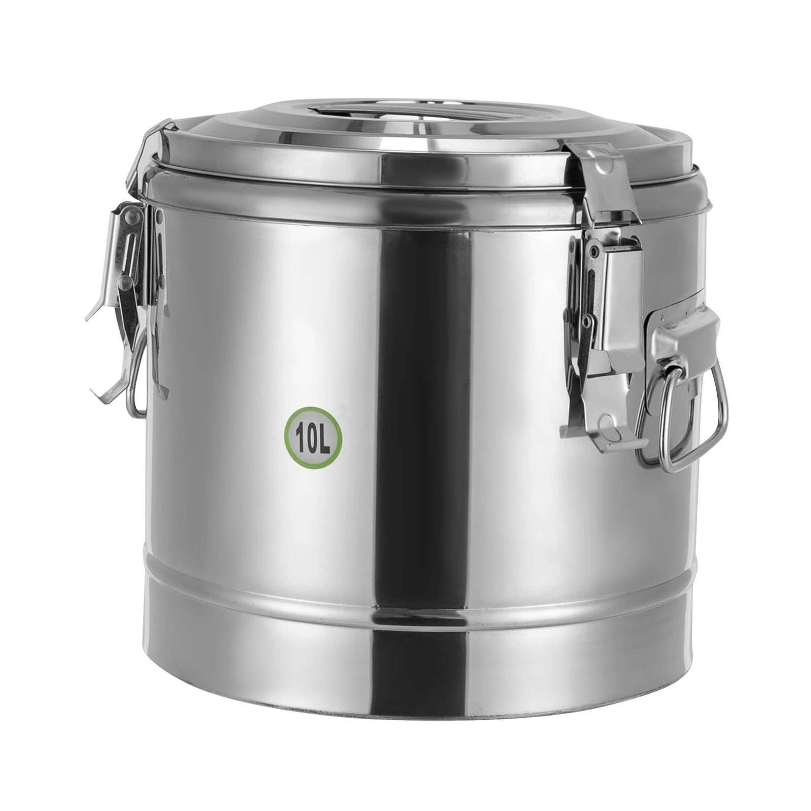 10L/2,64Gal Edelstahl Isolierter Lebensmittelbehälter 304 Thermischer Suppentopf mit Deckel 12H Wärme/Kälte-Erhaltung für Camping Picknick – Detail 4
