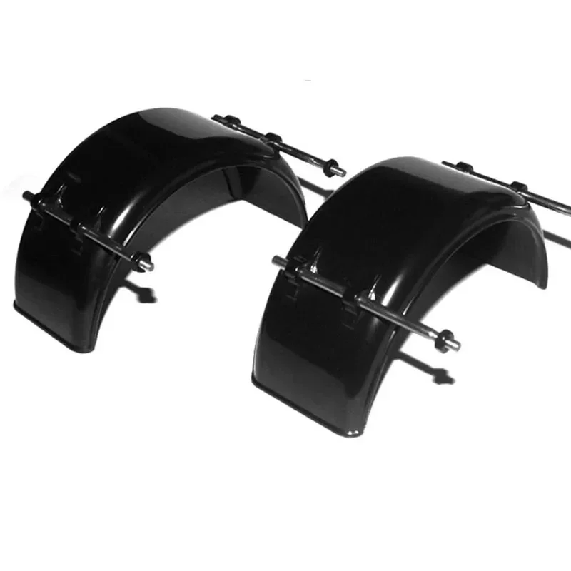 1:14th Scale Rear Fenders Plastic Wheel Chock for Tamiya RC Dump Truck for SCANIA 770S R620 Arocs MAN TGX LESU Car
