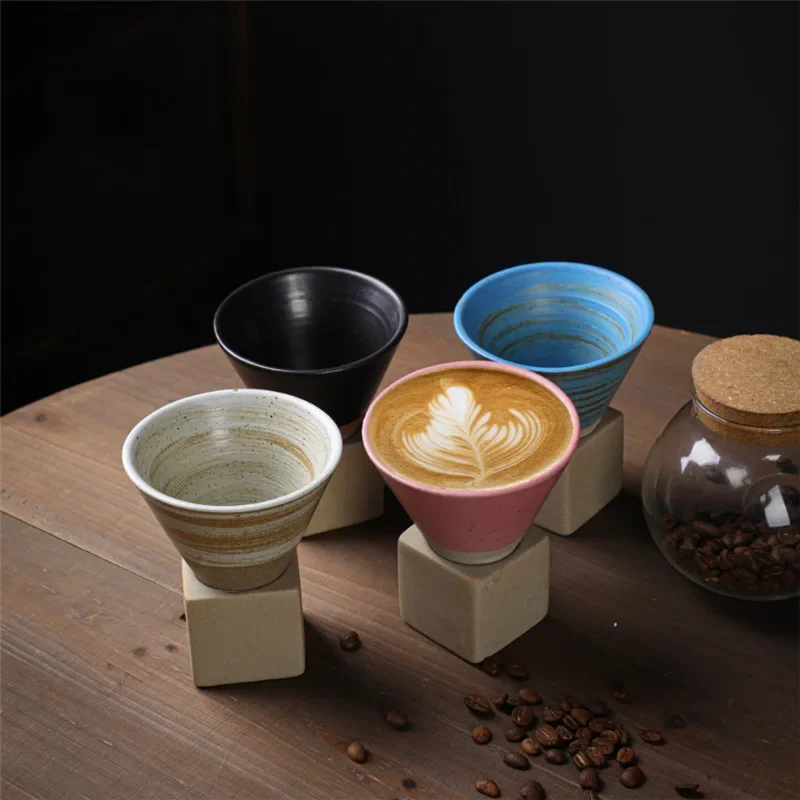 

Retro Coffee Cup Creative Cup, Japanese Style, Coarse Pottery Mug