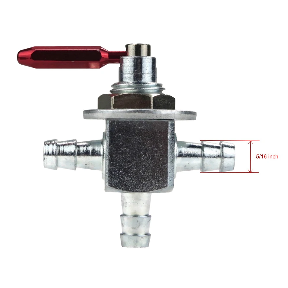 Two-Way 1/4 Fuel Shut Off Valve Kit for Zero Turn Mowers Featuring Fuel Filter Line Bushing Grommet and Clamps