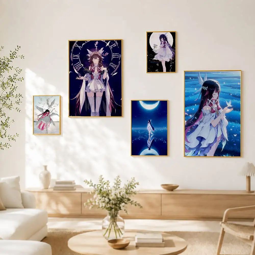 

Lovey G-Genshin C-Columbina HD Poster Self-adhesive Waterproof Wall Sticker, Perfect Decor & Gift for Home Office Dormitory