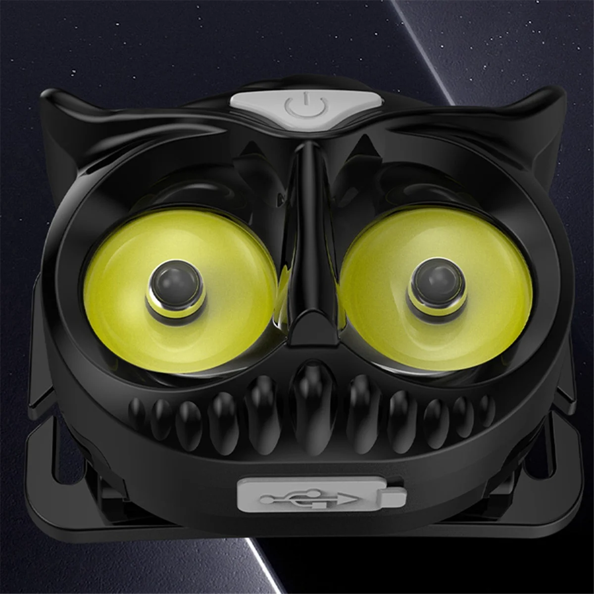 N18r led farol de pesca forte detecção farol coruja à prova dwaterproof água ao ar livre portátil