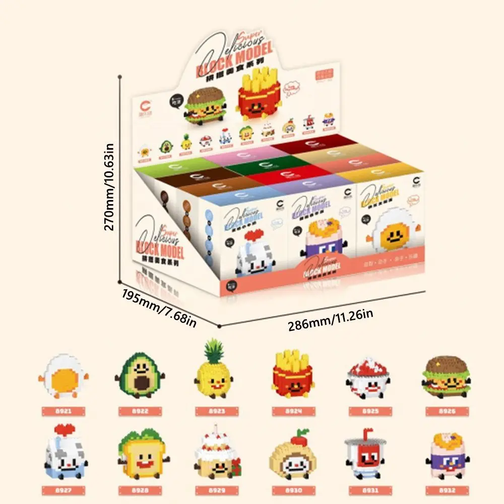 Blocos de construção de micropartículas multicoloridas, de alta qualidade, plástico abs, modelo 3d, montagem de tijolos, brinquedos, decoração de casa