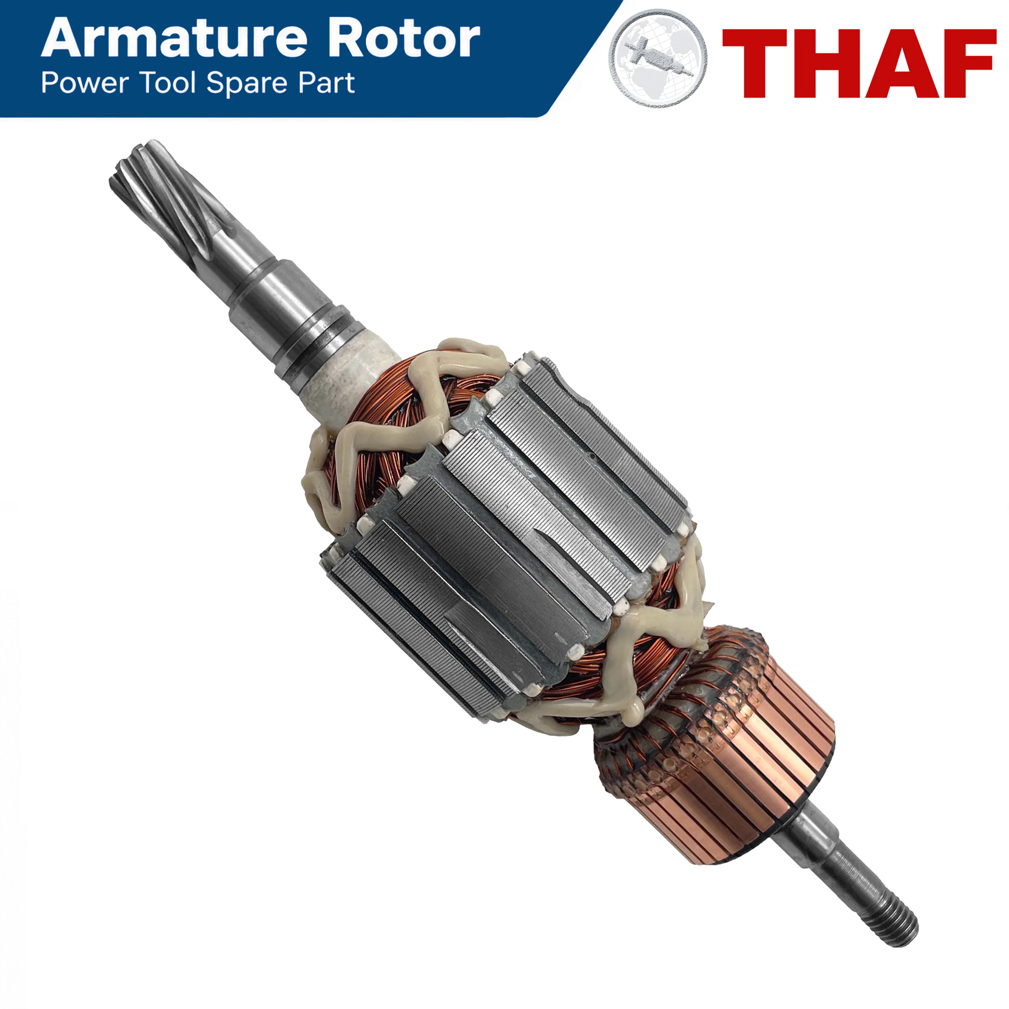 AC220V-240V HR5202 HR5212 Armature Rotor Anchor Motor Replacement Spare Parts For MAKITA Rotary Hammer