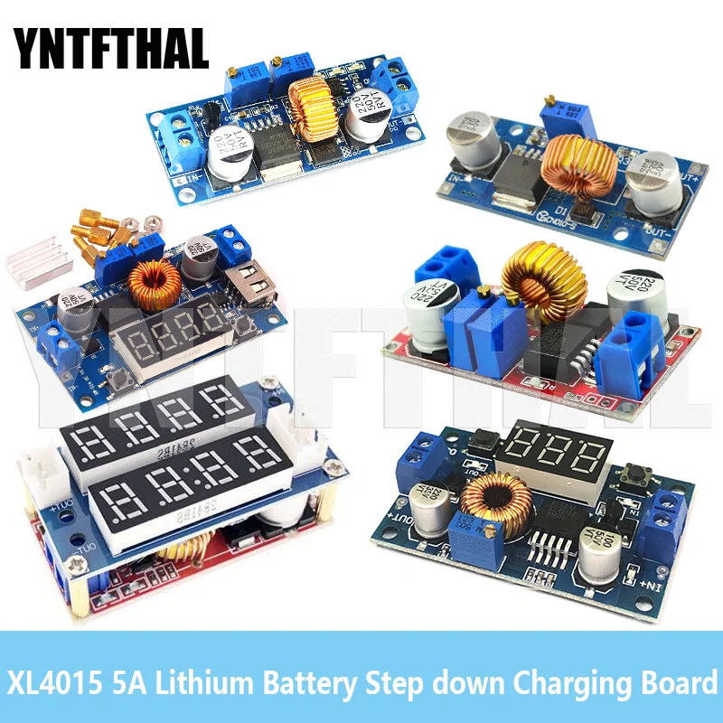 XL4015 5A DC to DC CC CV Lithium Battery Step down Charging Board Led Power Converter Lithium Charger Step Down Module