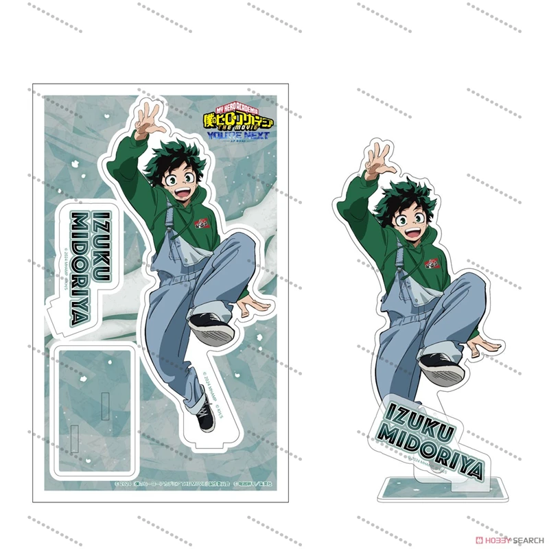Anime My Hero Academia Acrylic Stand Model Figure Izuku Katsuki Cosplay Plate Holder Topper Fans Christmas Desk Decor Plate Gift