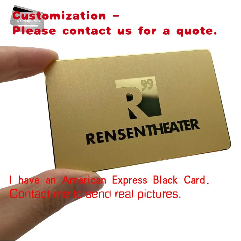 

custom.Custom Durable Fade Resistant Screen Printed Mirror Metal Business Cards 0.8MM Thick Luxury Etched Stainless