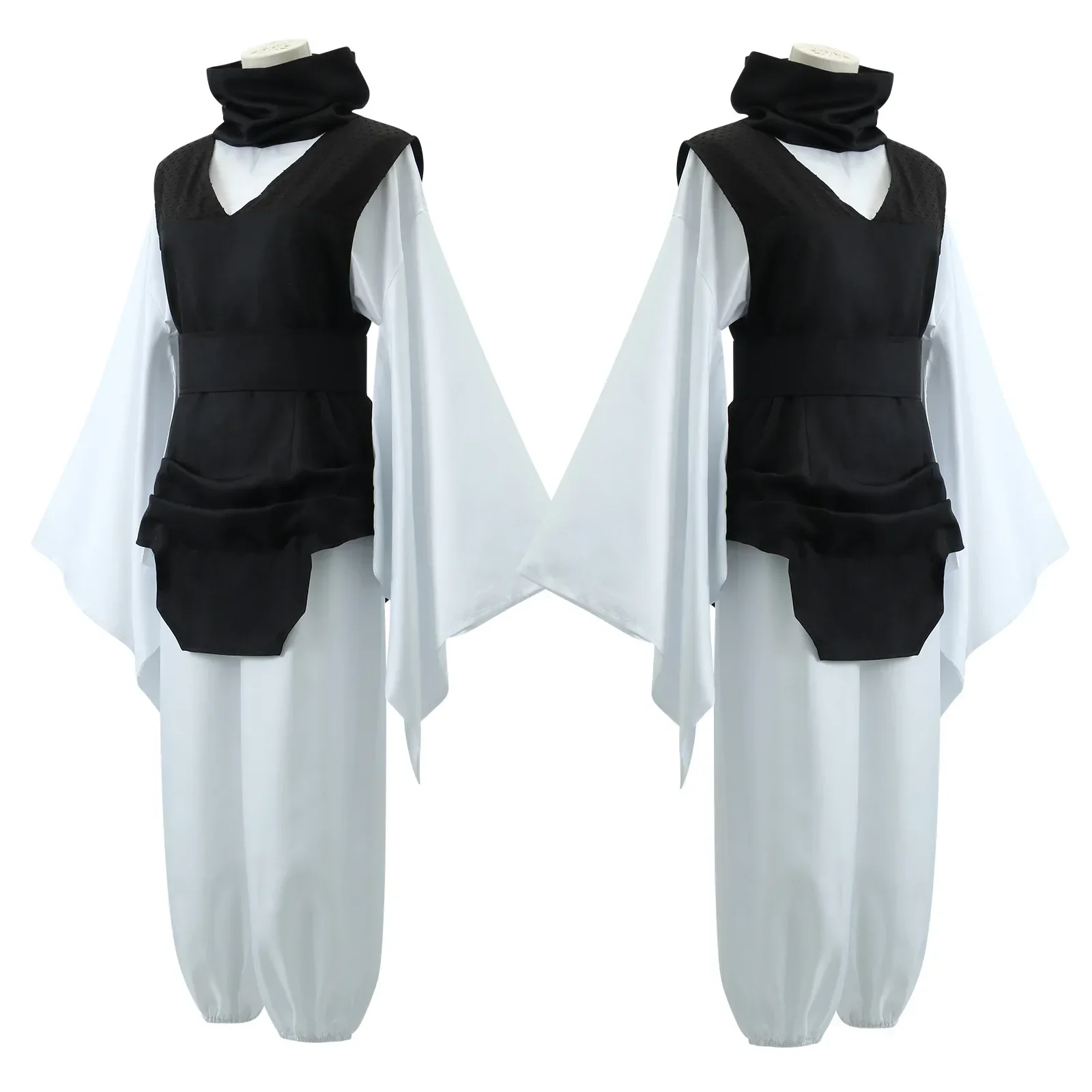 CosplayLOUN-Costume de Cosplay Jujutsu JJK Manga Choso, Pantalon artificiel astique Blanc, Violet, Col en Glace, GaClaBelt, Cade