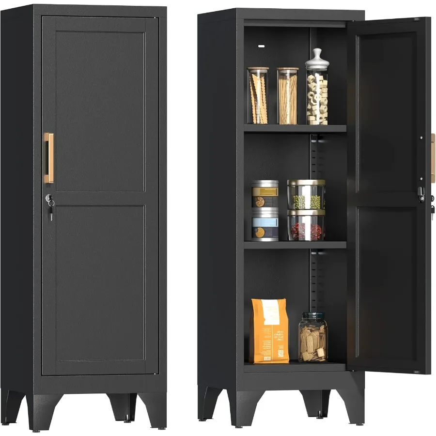 Metal Pantry Cabinet, Kitchen Pantry Storage Cabinet