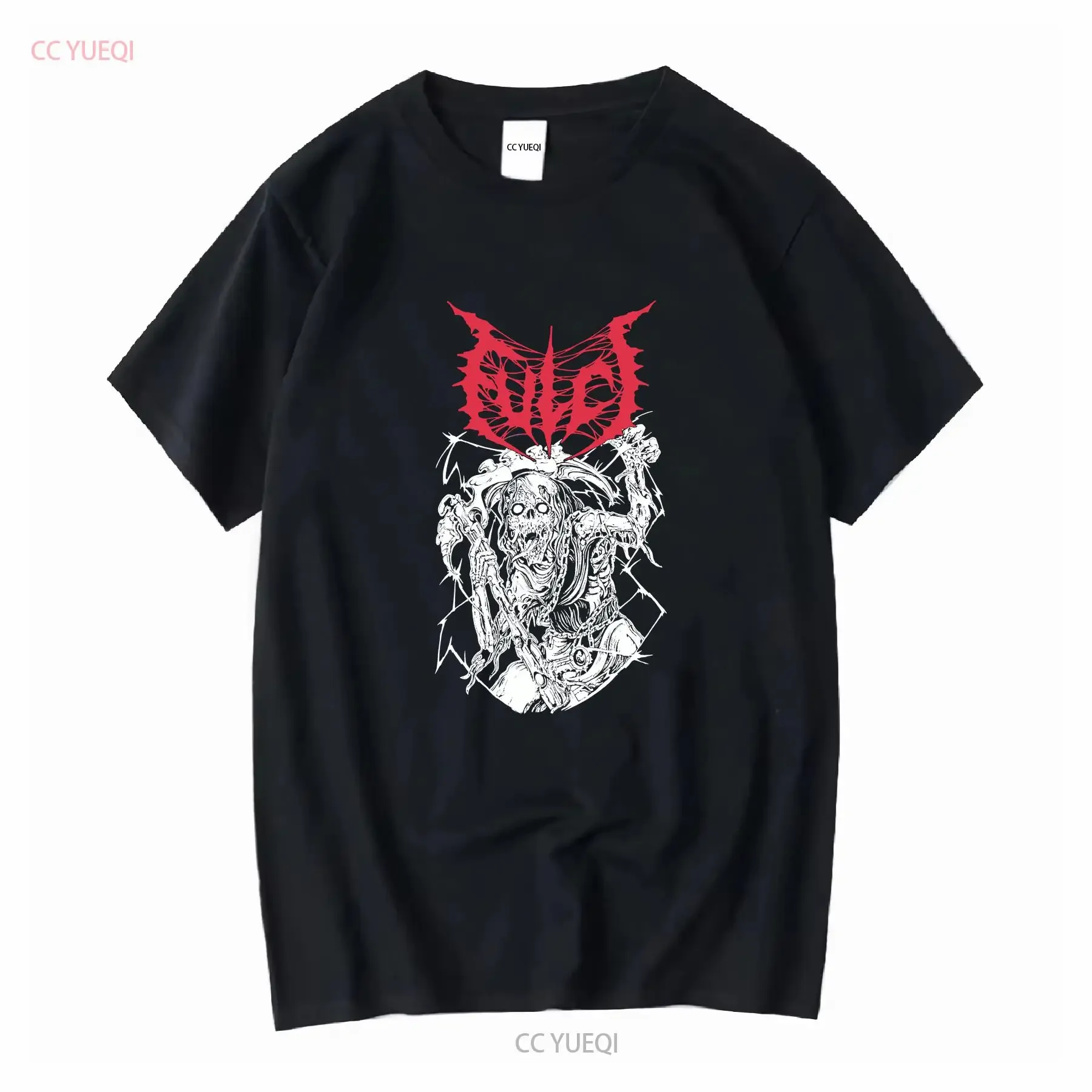 Fulci XXL Death Metal Band T Shirt Zombie 2 Sided Horror Italy Italian vintage Washed streetwear Slightly designer clothes
