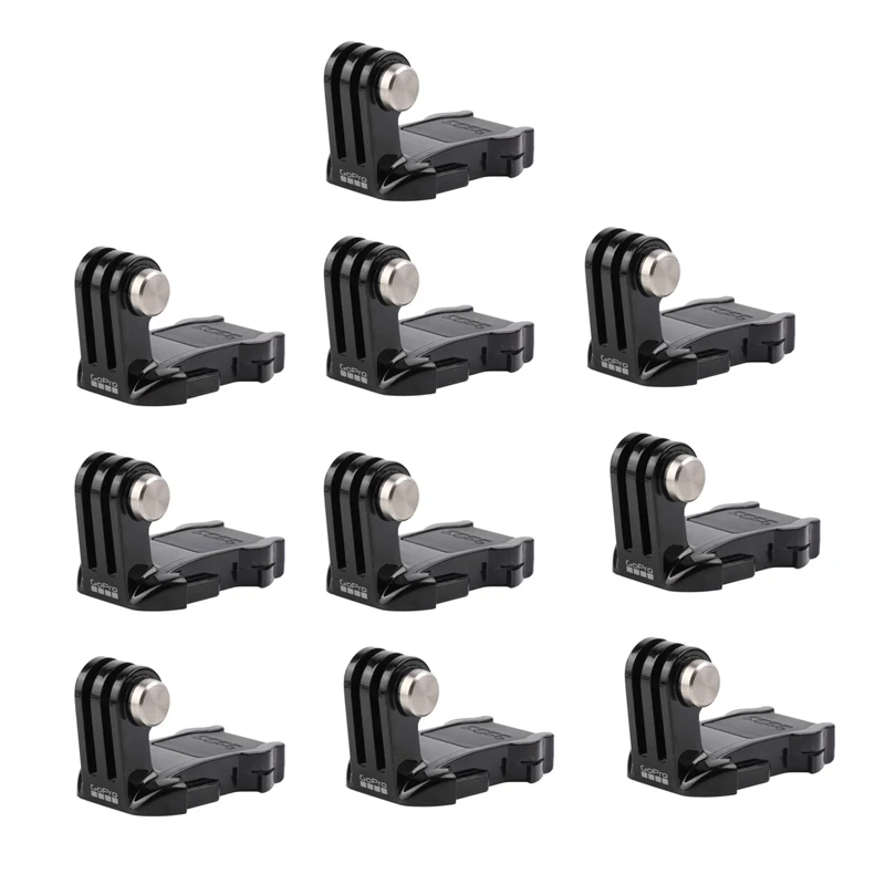 10pcs Mount L Base Quick Release Buckle Clip for GoPro Hero 9 8 7 6 5 4 MAX DJI SJCAM Xiaomi Yi Action Camera Original Accessory