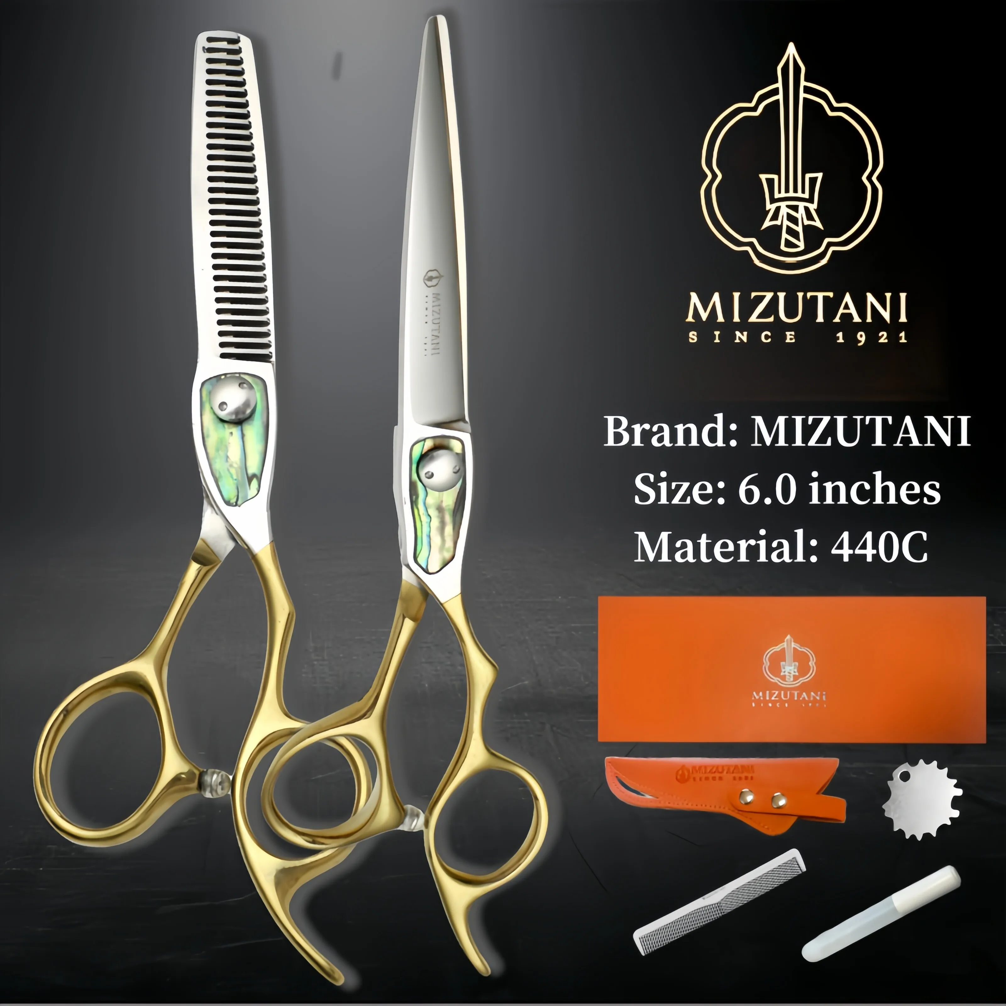 

Профессиональные ножницы, инструменты для стрижки волос VG10, 6,0 дюйма, бесшовное удаление волос