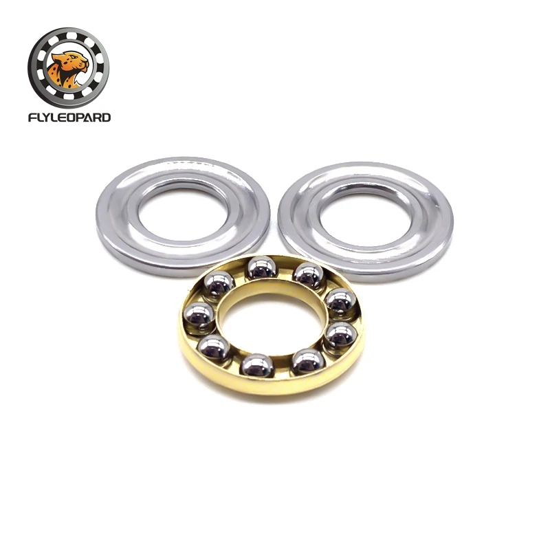 10PCS F5-12M Bearing 5*12*4 mm ABEC-7 Miniature F5 12 M Thrust Axial F5 12M Ball Bearings With Grooved Raceway