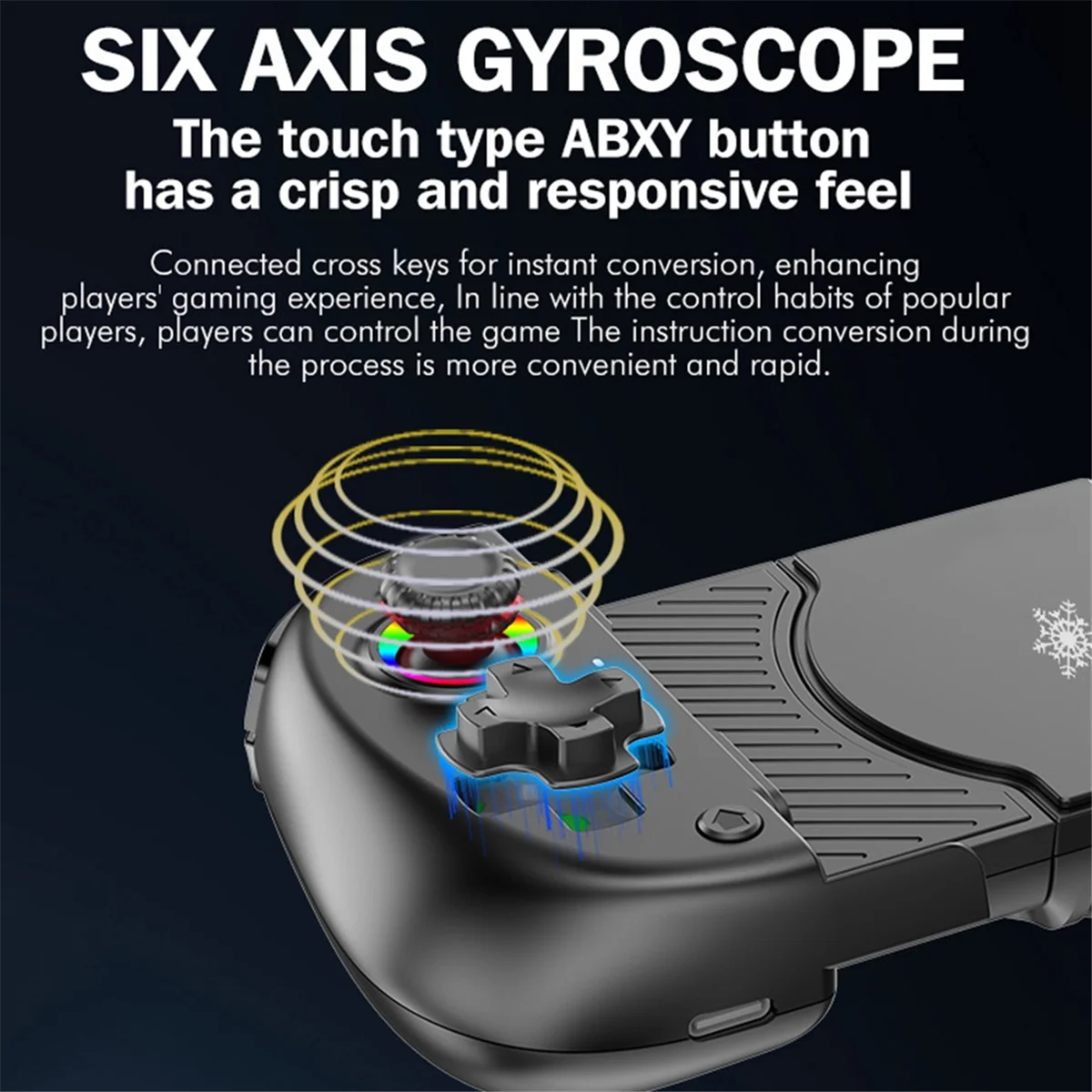 POP-lX5 Telescópico Gamepad Controlador de jogos móvel sem fio com ventilador de resfriamento Bluetooth Joystick de efeito Hall para smartphone