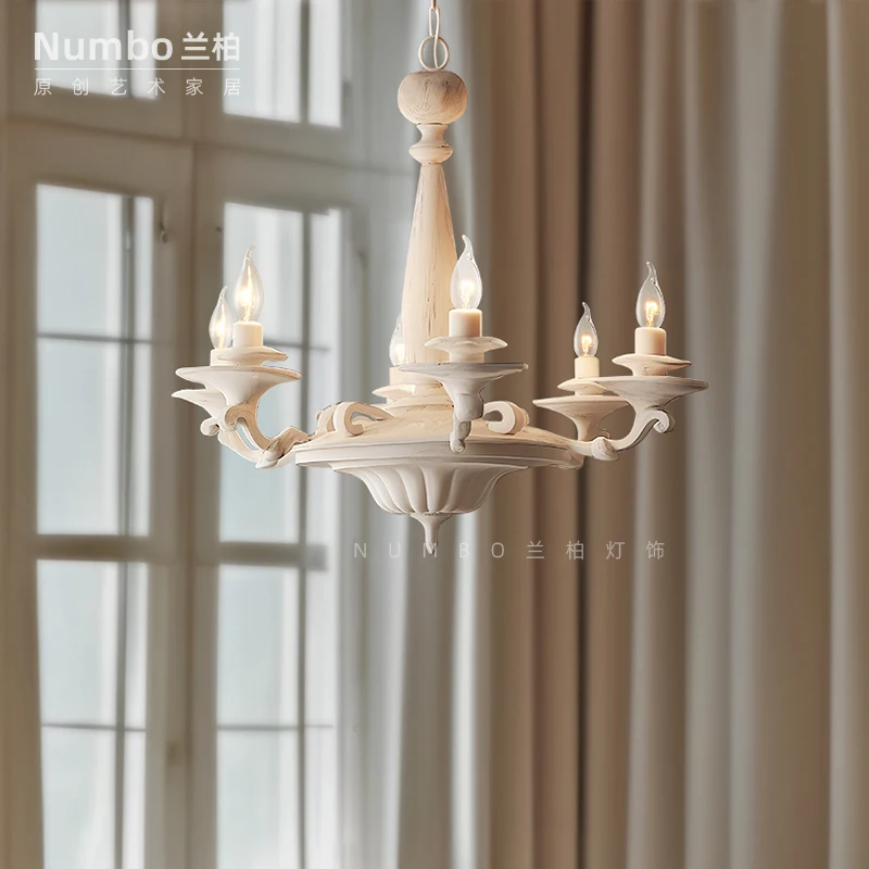 Lustre, lustre d'art crème vent