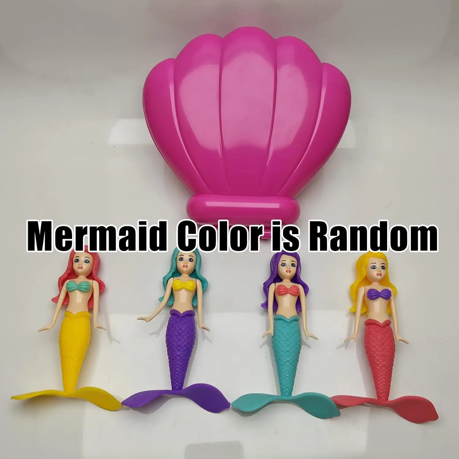 Jouet de piscine de sirène, coquille de princesse rotative amusante, flotteurs d'été, jouets d'eau de natation, coquille flottante magique, cadeaux, jouets de bain pour tout-petits