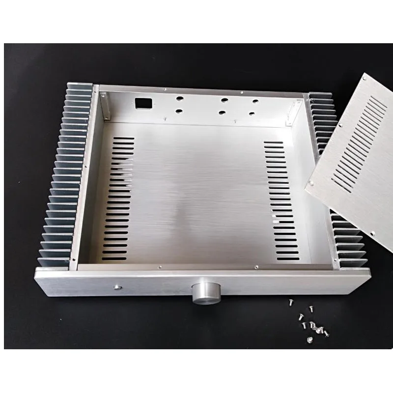 KYYSLB 430*90*308 мм полностью алюминиевый корпус усилителя, корпус SD4309B, корпус усилителя внешнего охлаждения небольшого класса A