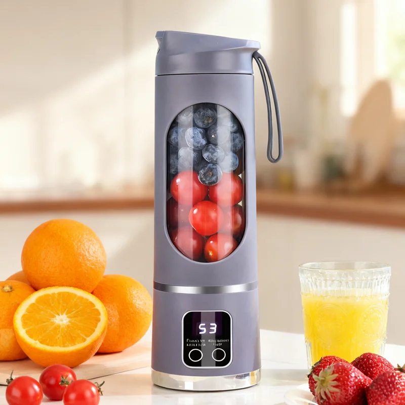 

Портативная соковыжималка с зарядкой через USB, 45 мл, 8-12 лезвий, материал BPA, можно приготовить сок молочного коктейля, удобно носить с собой, для путешествий, офиса, на открытом воздухе