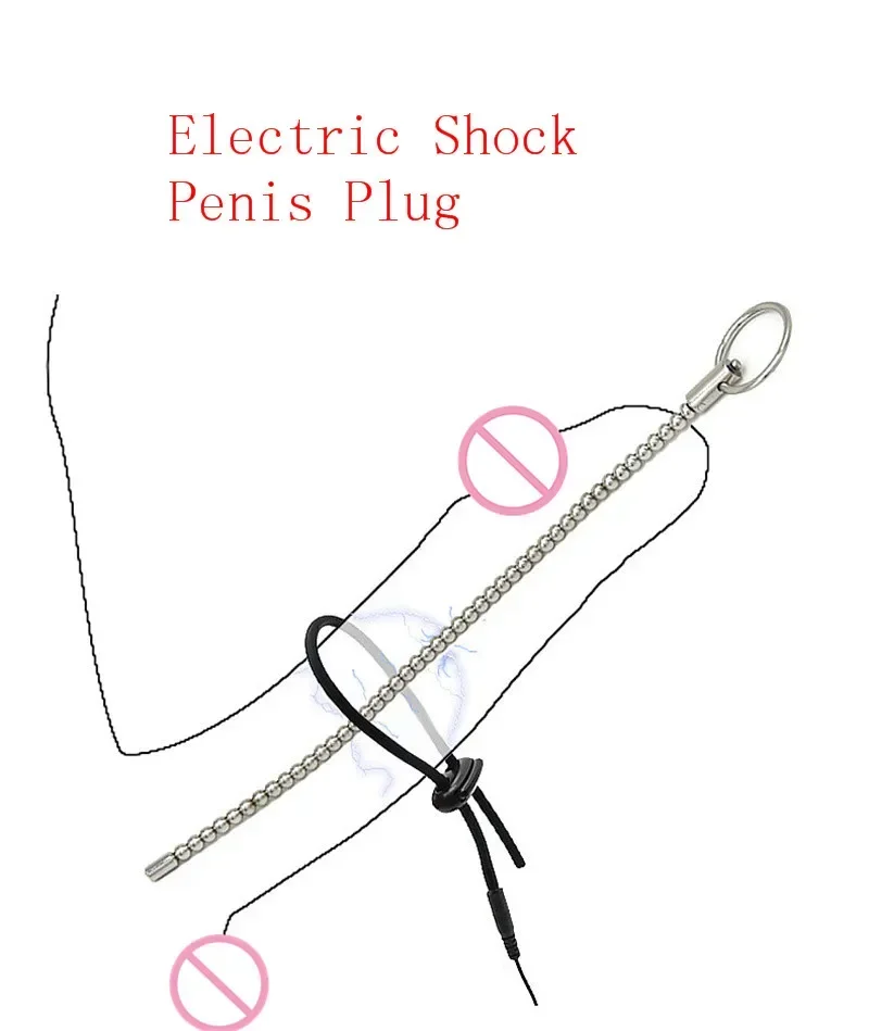 Speelgoed met medisch thema Electro Shock Penis Plug Sex Producten Katheter Uretrale stimulatie Penis Tools Seksspeeltje voor mannen Maturbatie