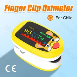 AiQUE Rechargeable Child Finger Clip Medical Oximeter Nurse Pediatric Neonatal Oxygen Saturometer Heart Rate Meter Pulse